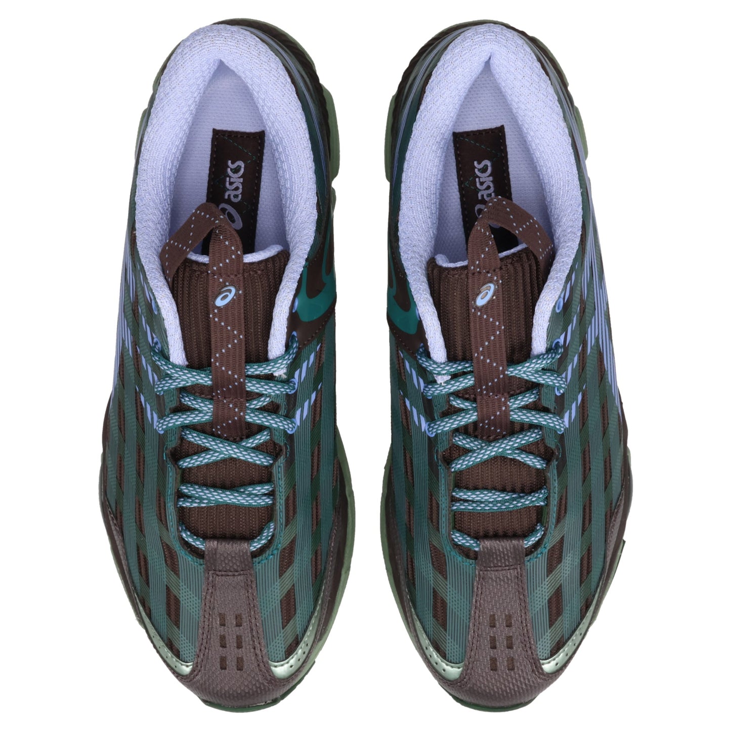 US8-S GEL-SJ33 / 201:ROASTED COFFEE/PERIWINKLE BLUE
