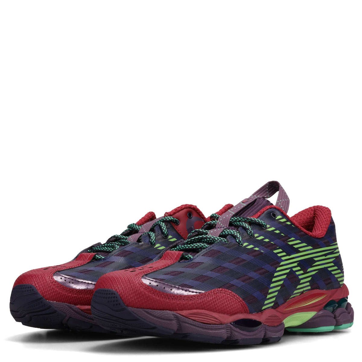 US8-S GEL-SJ33 / 500:DEEP PLUM/FRESH GRASS