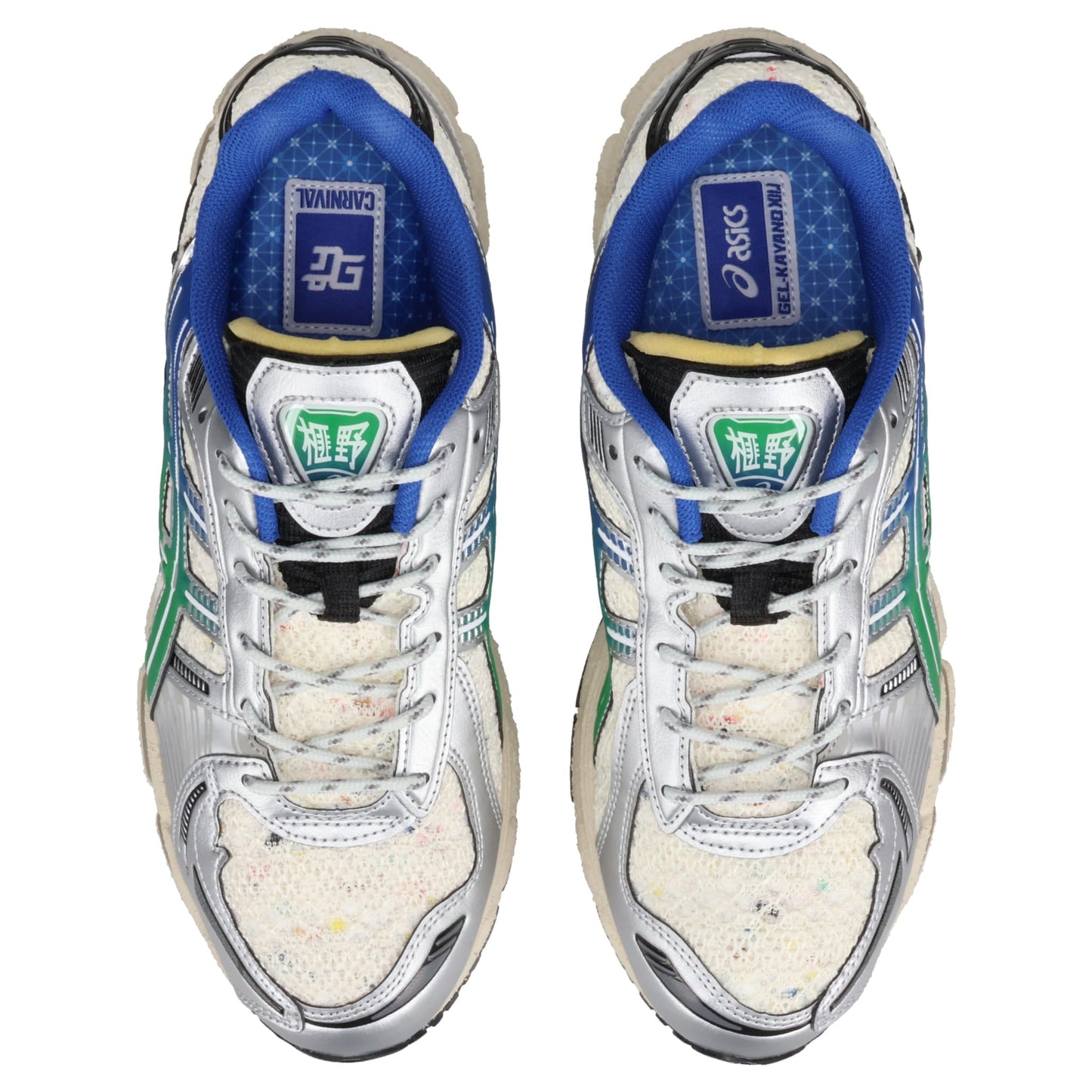 GEL-KAYANO 12.1 / 100:CREAM/GREEN BASIL