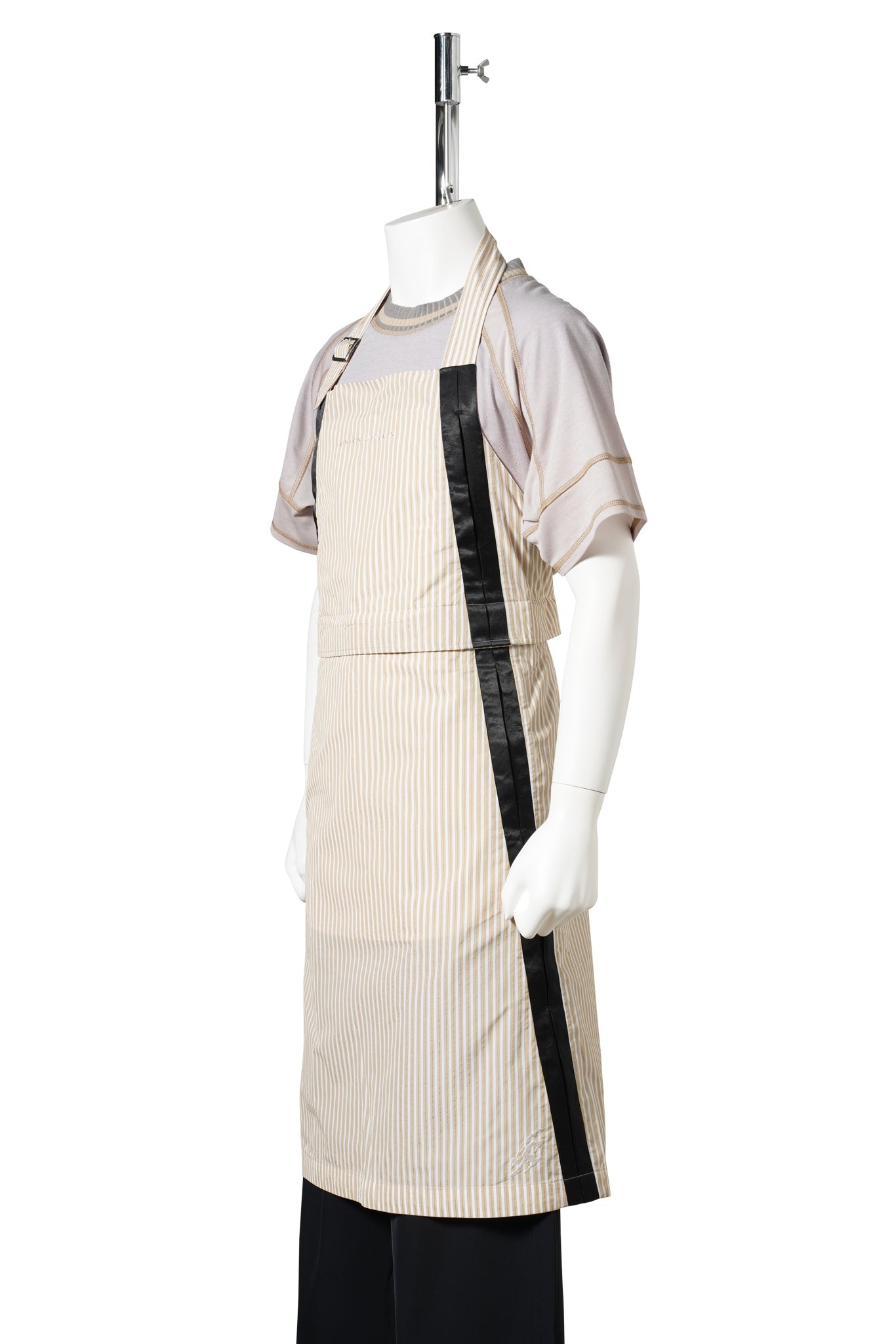 MIRBELIOIDS APRON / 200:BROWN STRIPE