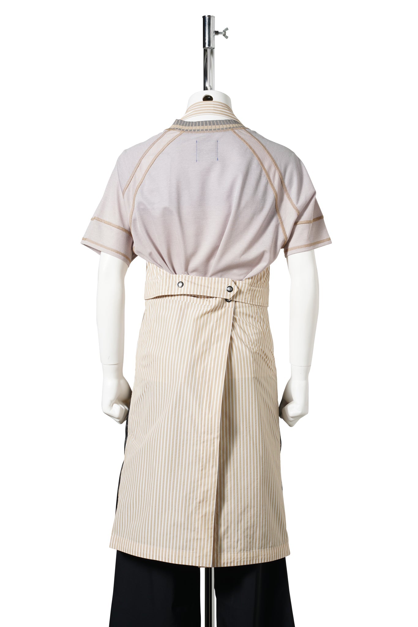 MIRBELIOIDS APRON / 200:BROWN STRIPE