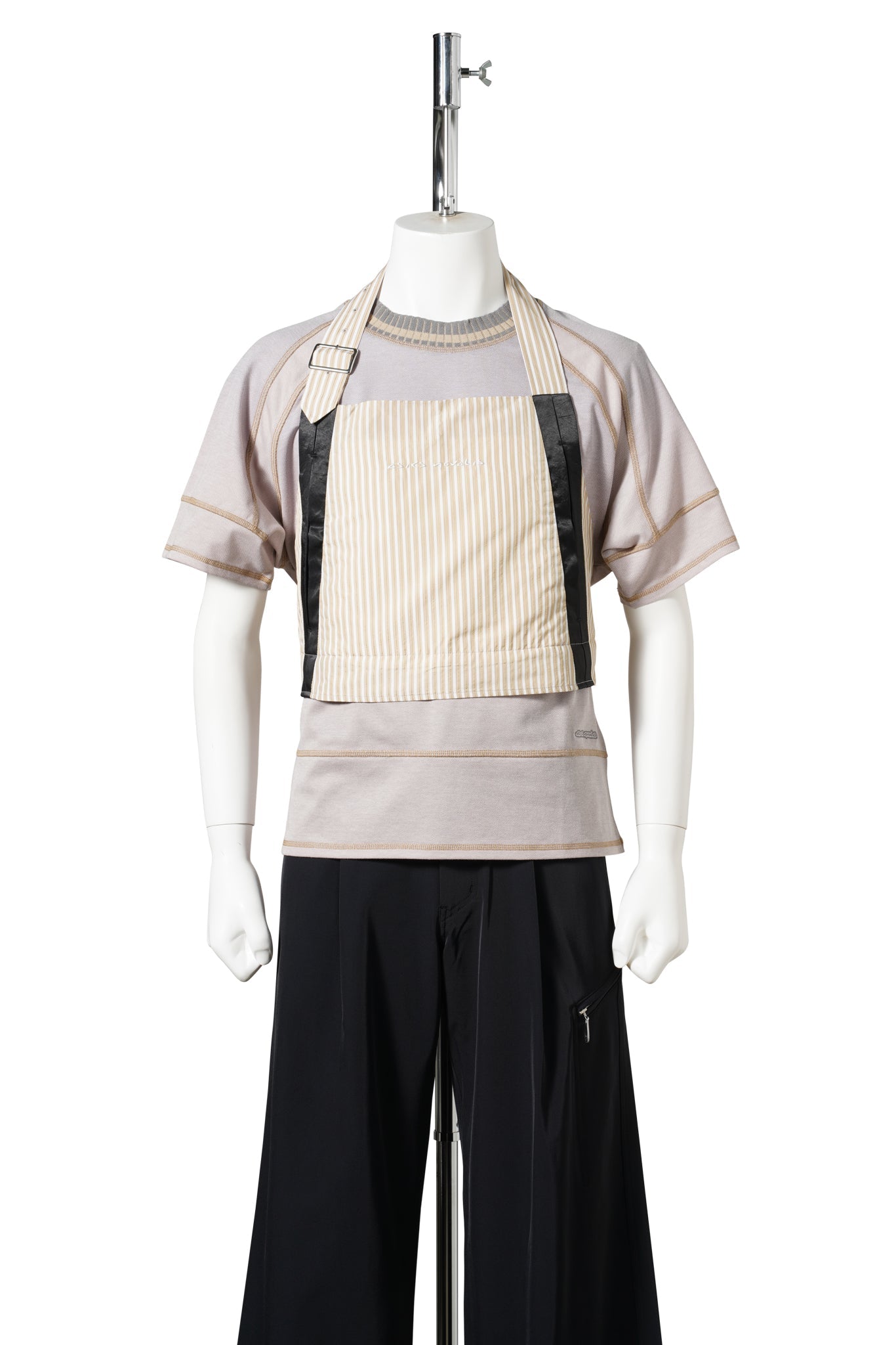 MIRBELIOIDS APRON / 200:BROWN STRIPE