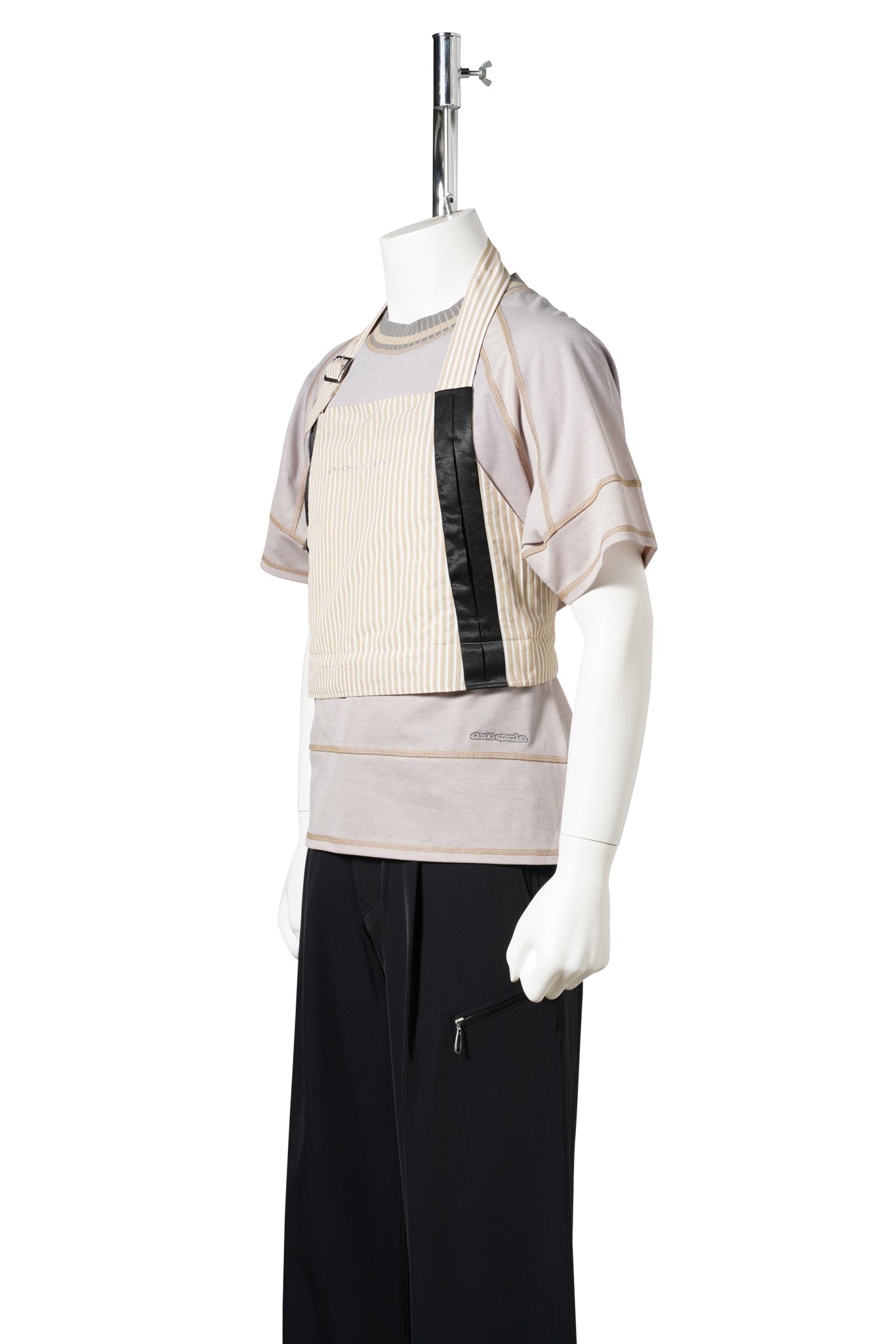 MIRBELIOIDS APRON / 200:BROWN STRIPE