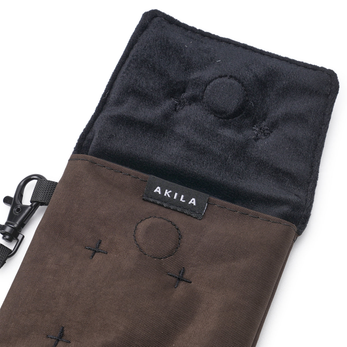 PUFF POUCH / BROWN