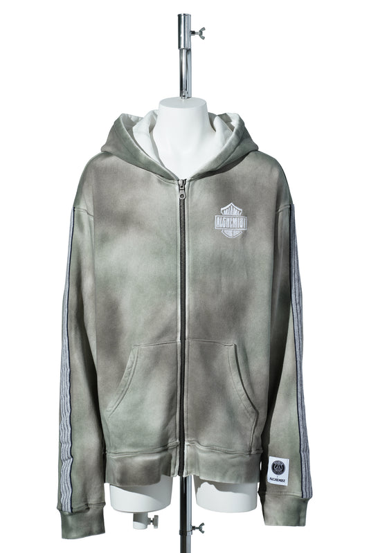 RIDER ZIP-UP HOODIE / CAMO JASPER