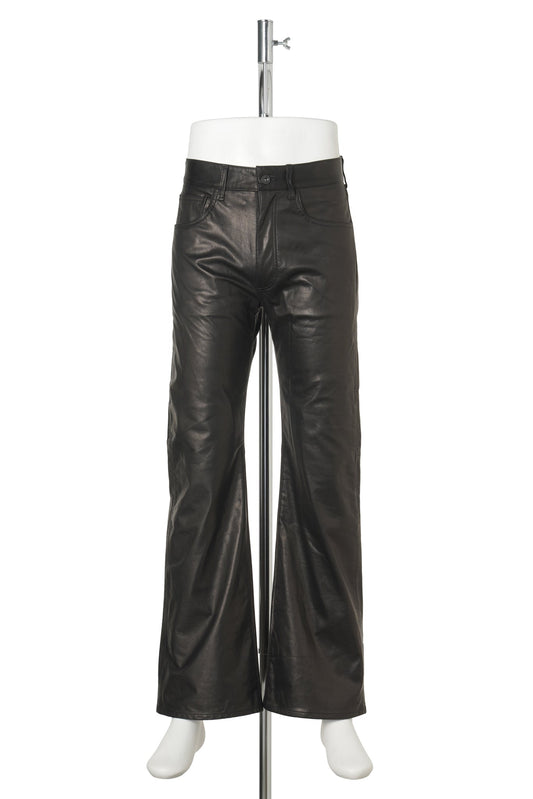 INSEAM FLARE PANTS / BLACK LUXE