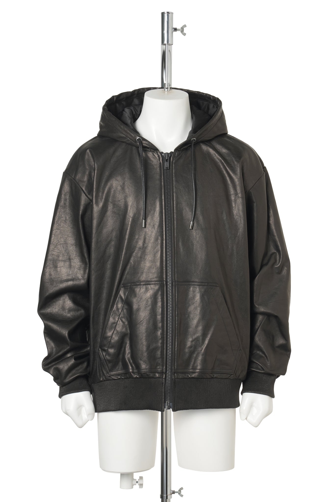 ZIP HOODIE / BLACK LUXE