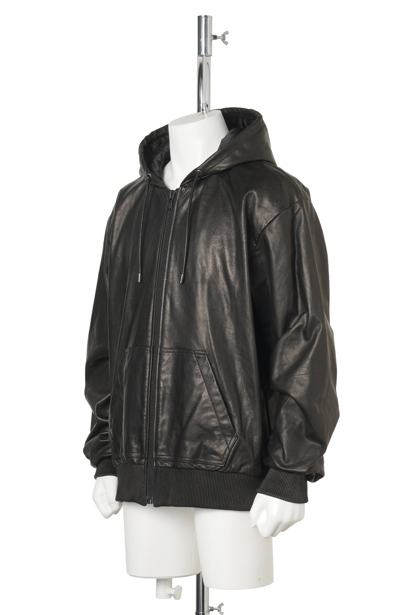 ZIP HOODIE / BLACK LUXE