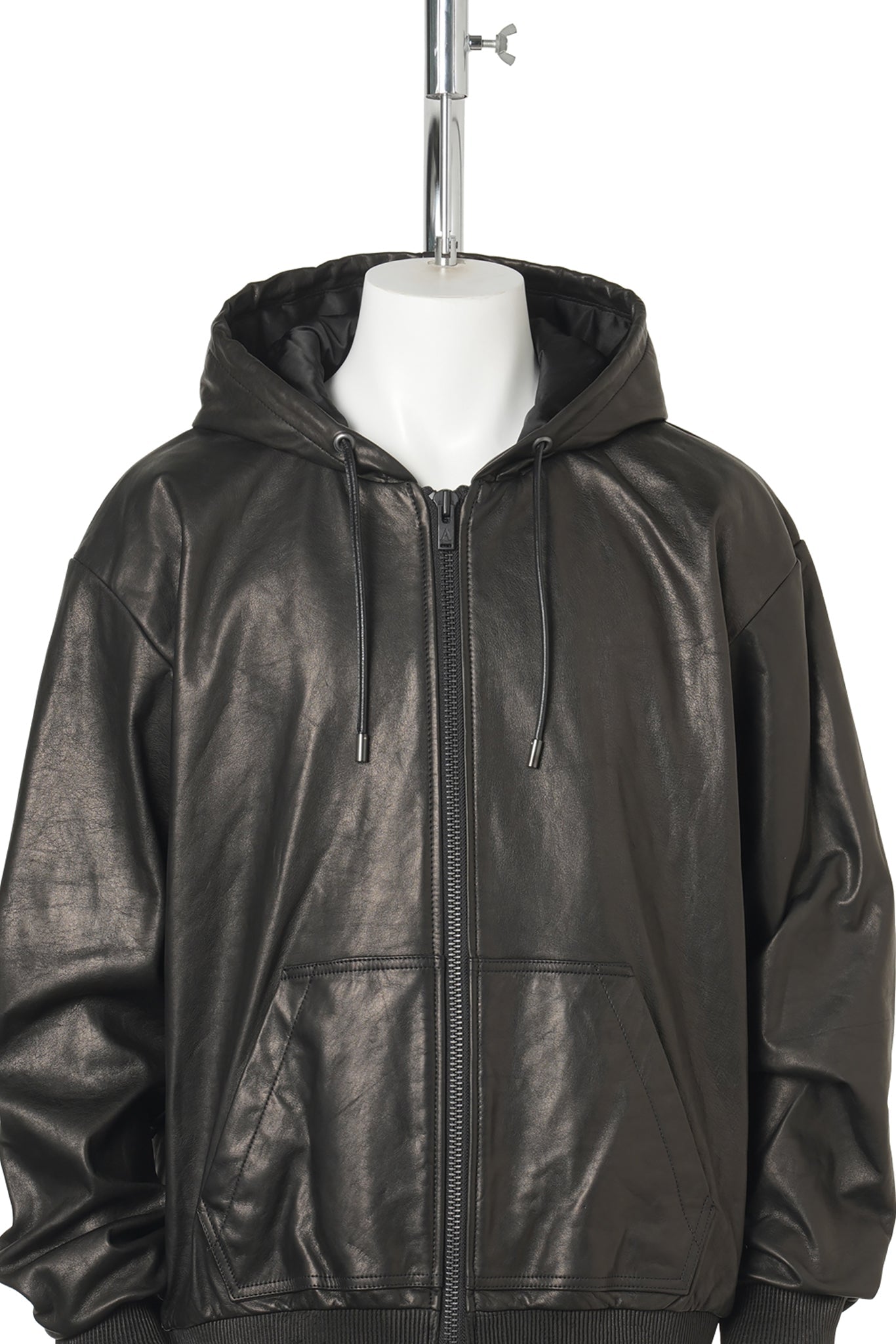ZIP HOODIE / BLACK LUXE