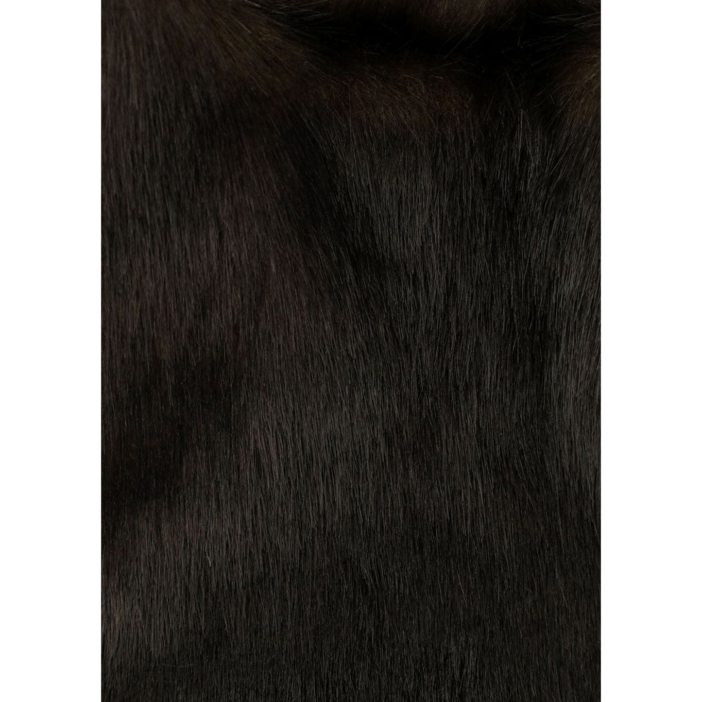 FUR BUCKET HAT / DARK BROWN