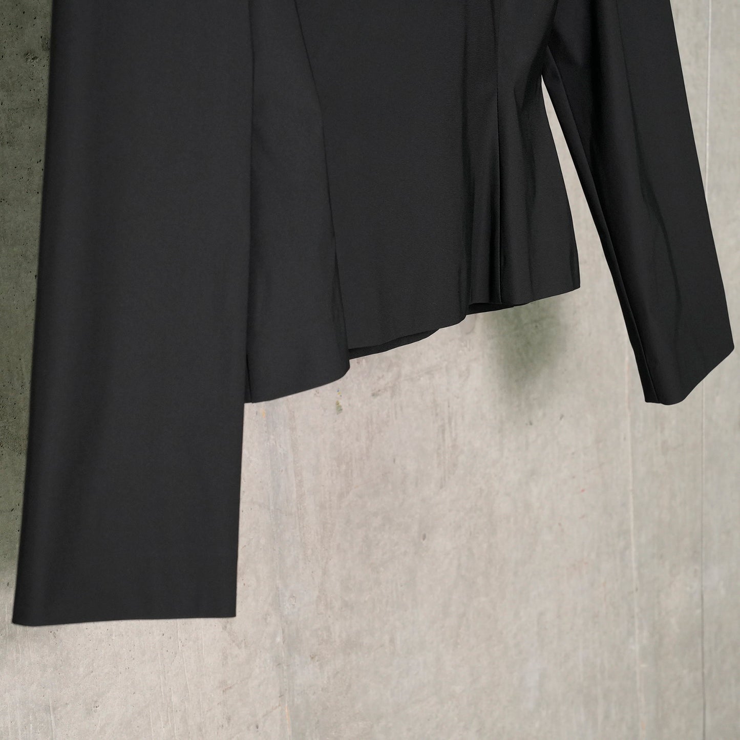 BOAT NECK TWO WAY TOP / BLACK