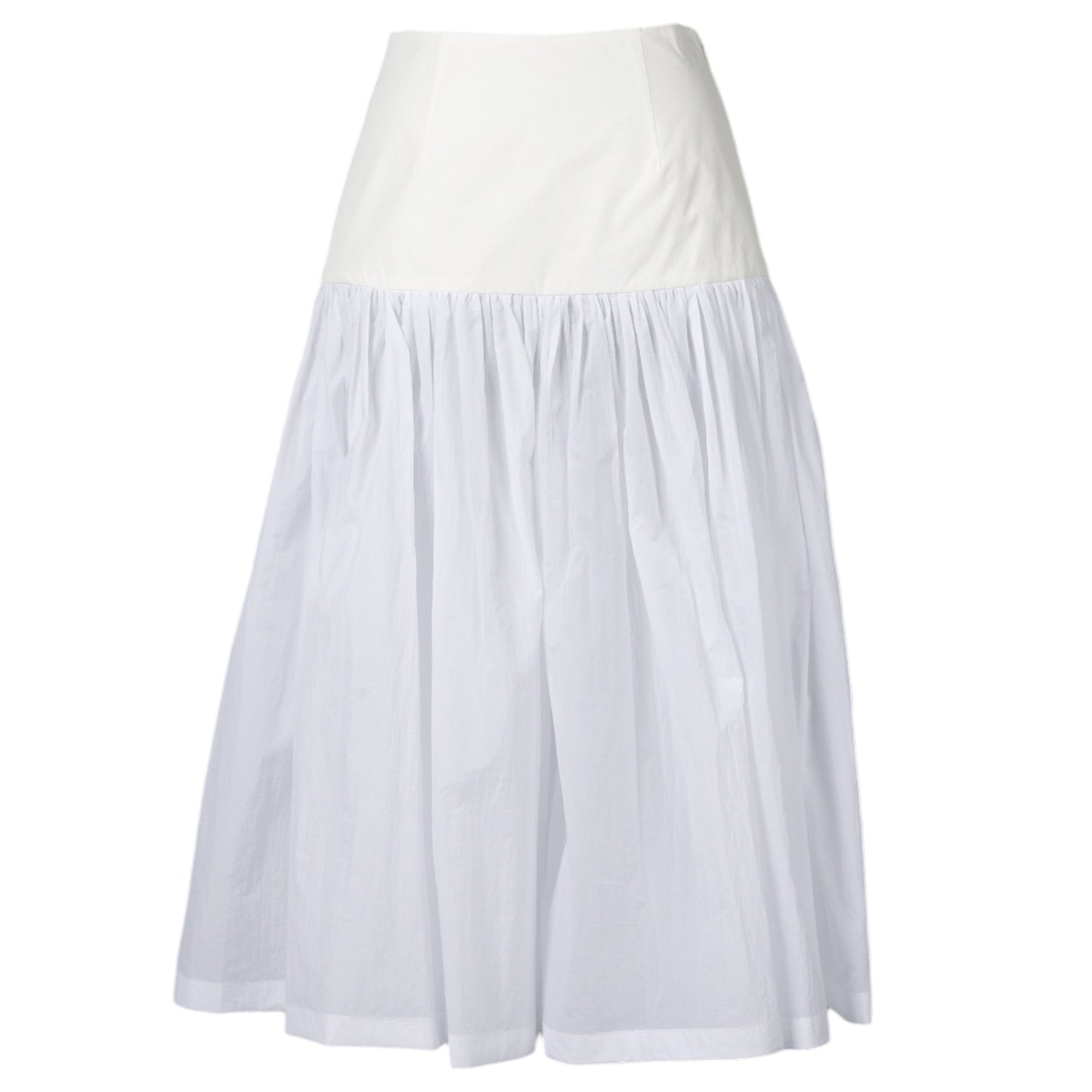 SHIRRING CULOTTE PANTS / WHITE