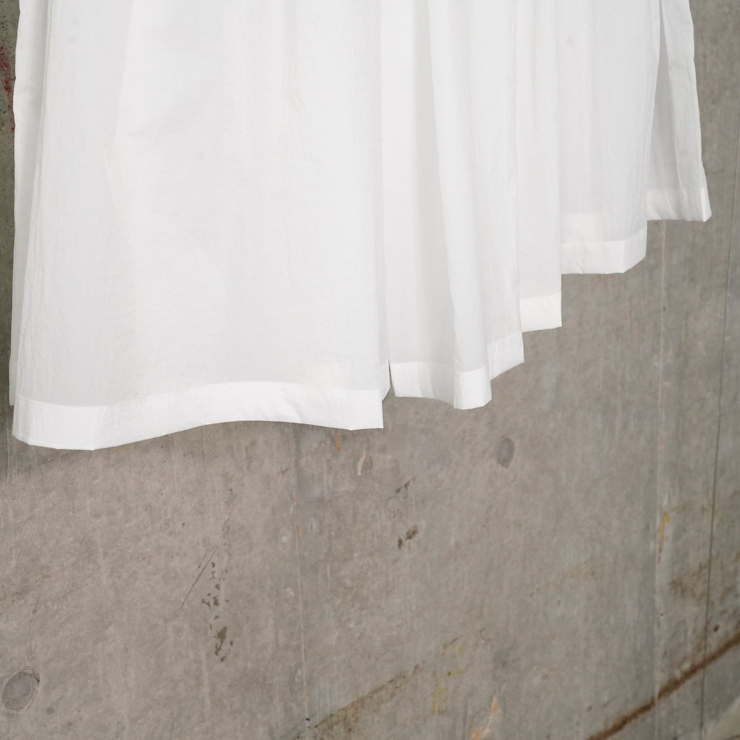 SHIRRING CULOTTE PANTS / WHITE