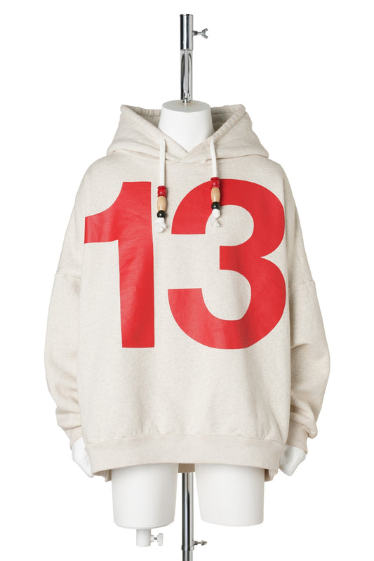 CROW BAIT 13 HOODIE / ECRU