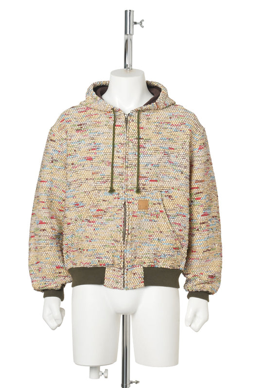 SAKIORI ZIP HOODIE JKT / YELLOW 3PIG