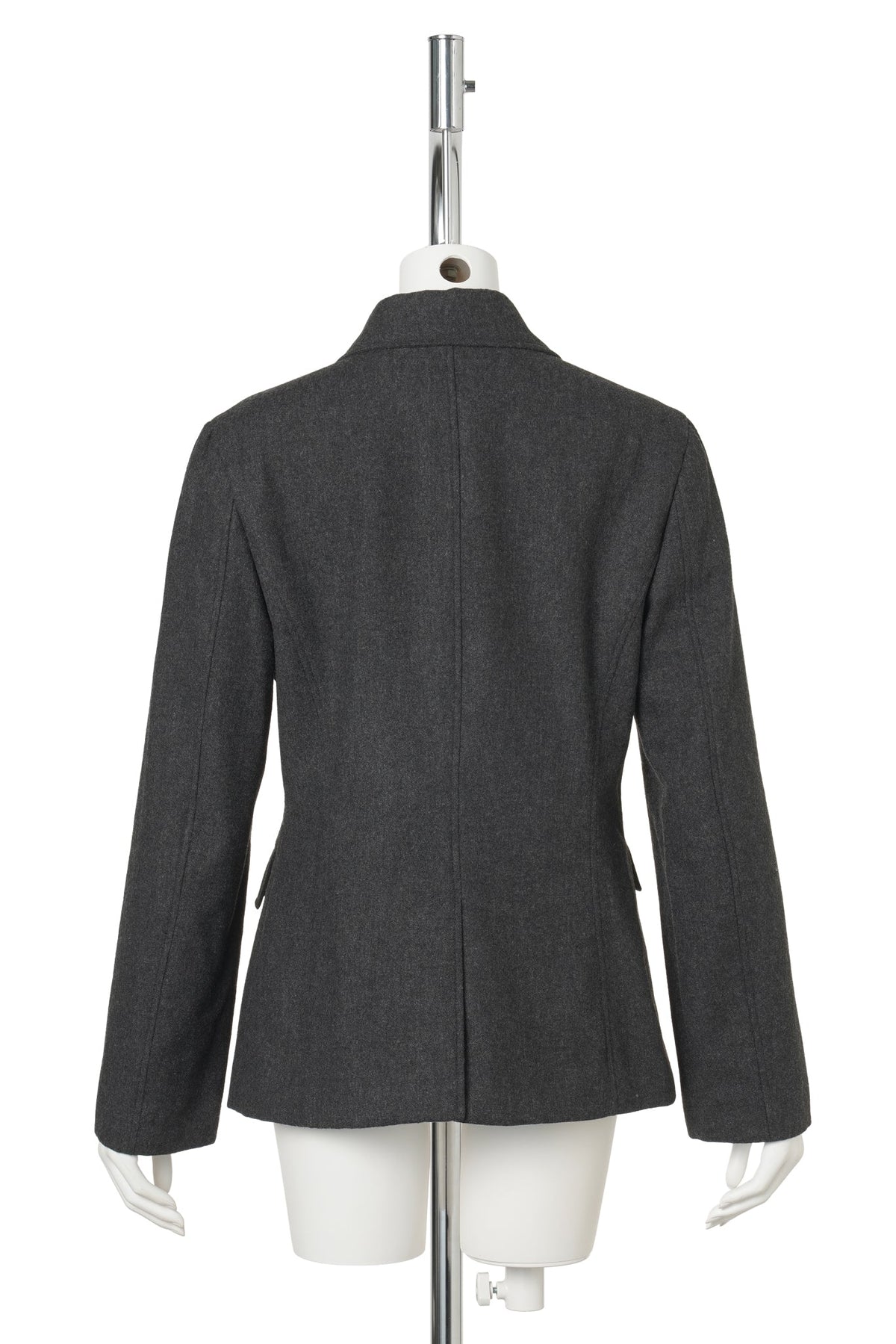 PADDED WOOL JACKET / CHARCOAL