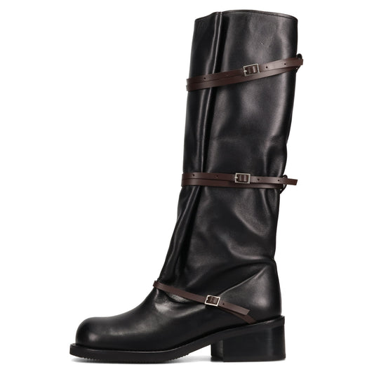 BELT LONG BOOTS / BLACK