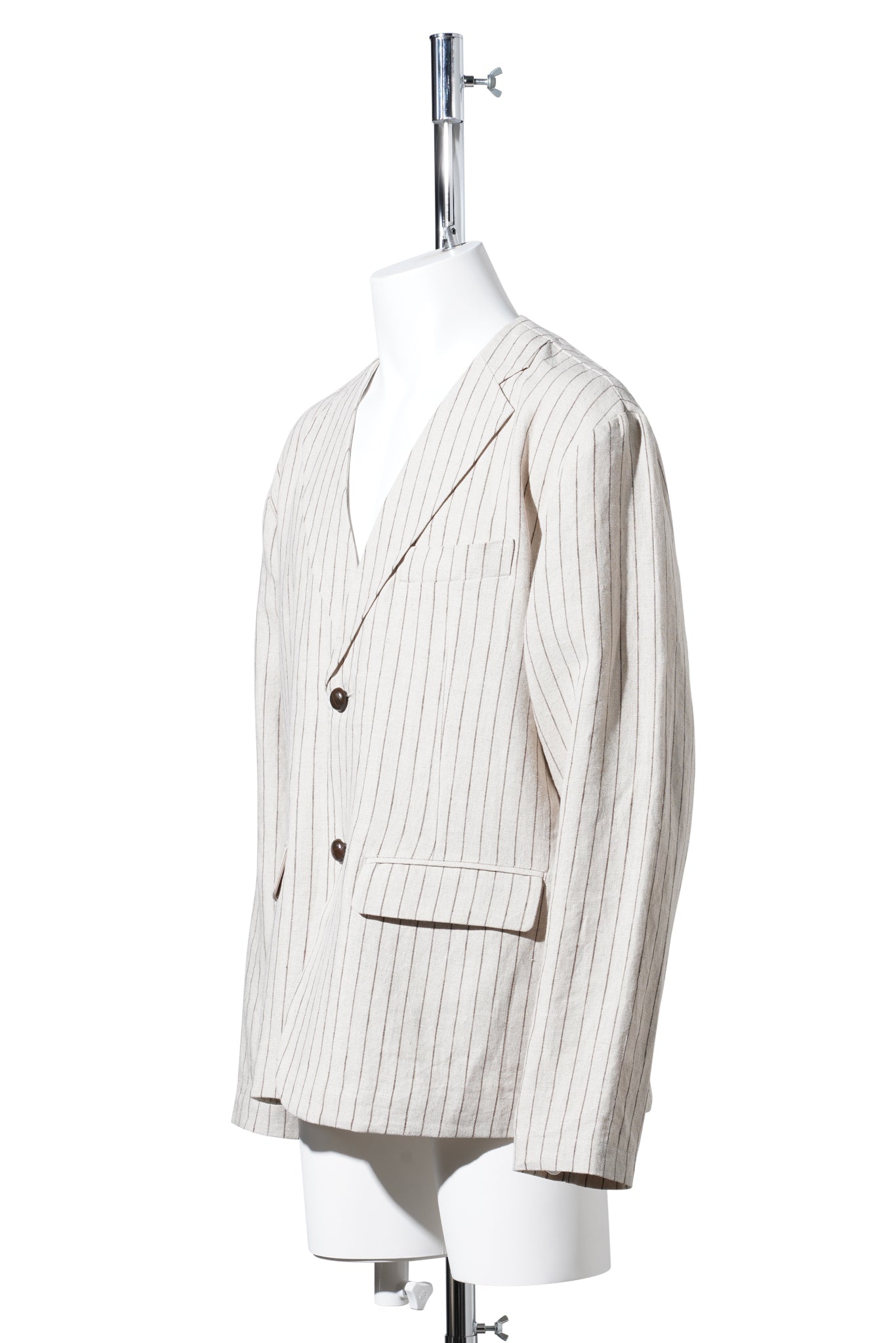 FAKE JACKET/BROTHERS JACKET / ECRU STRIPE