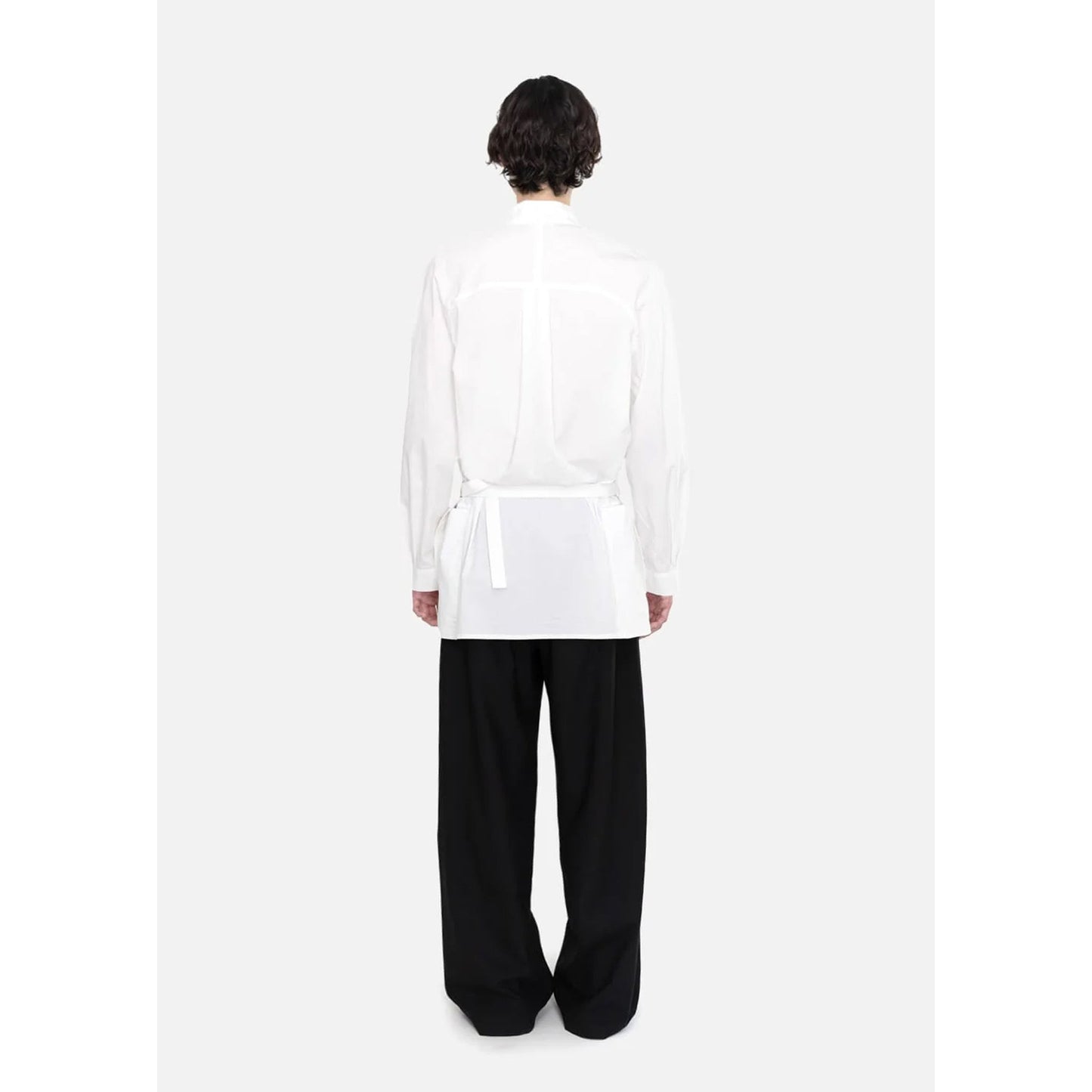 POCKET APRON / WHITE
