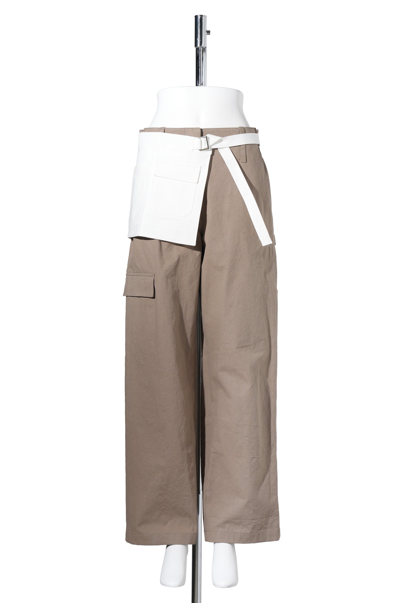 POCKET APRON / WHITE