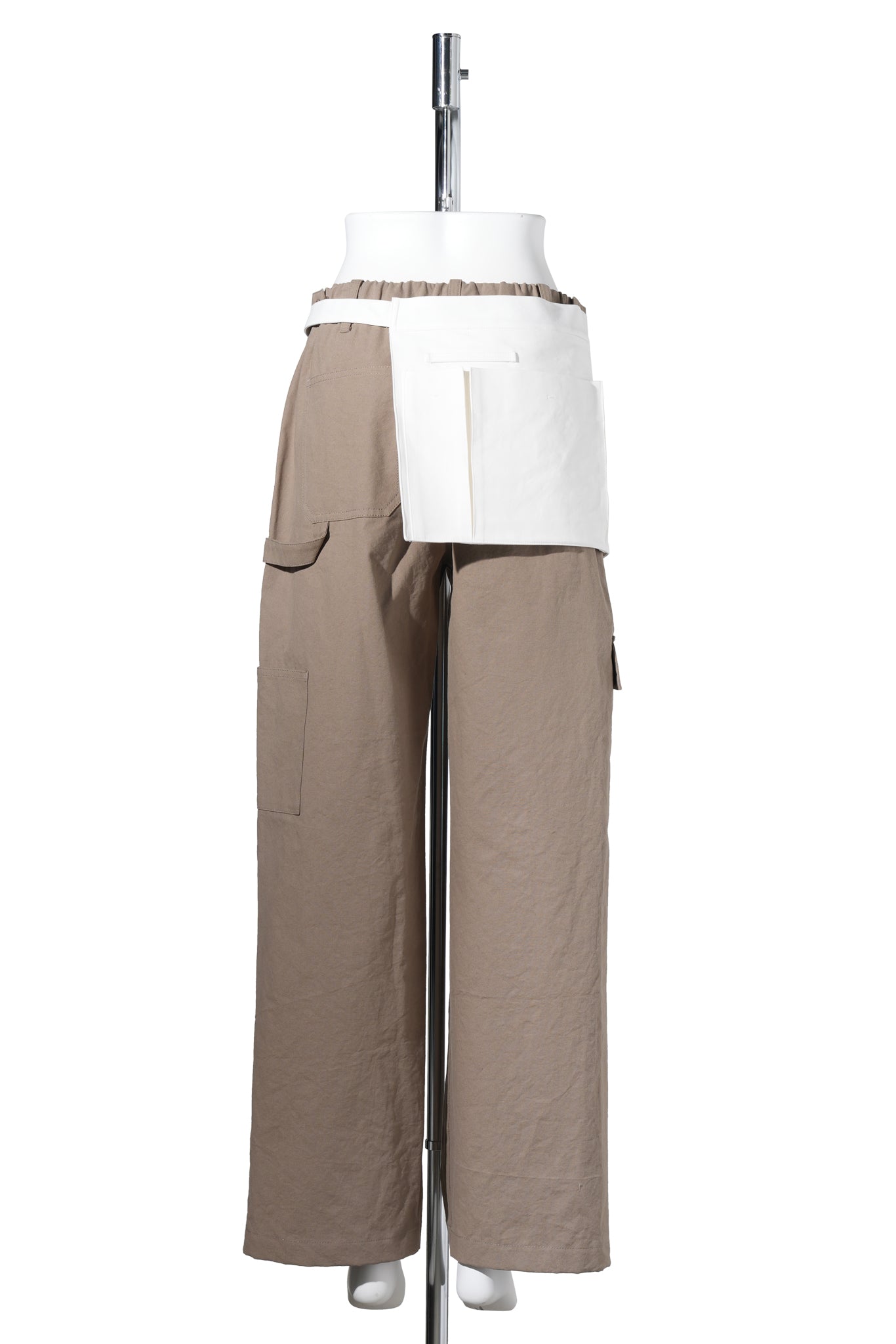 POCKET APRON / WHITE