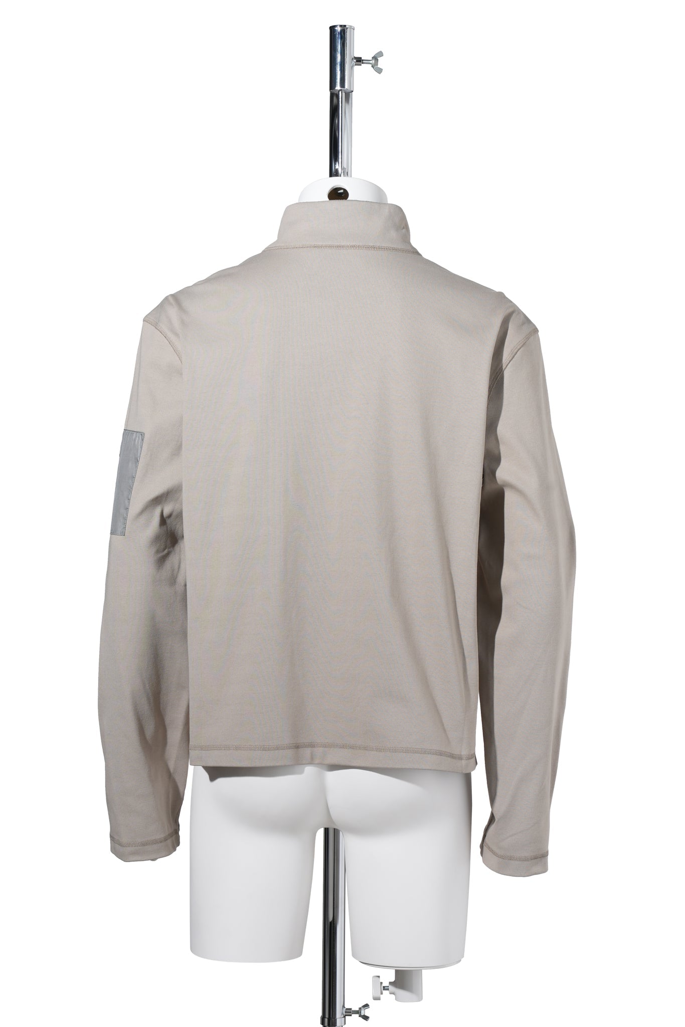 POCKET ZIP UP JUMPER / BEIGE