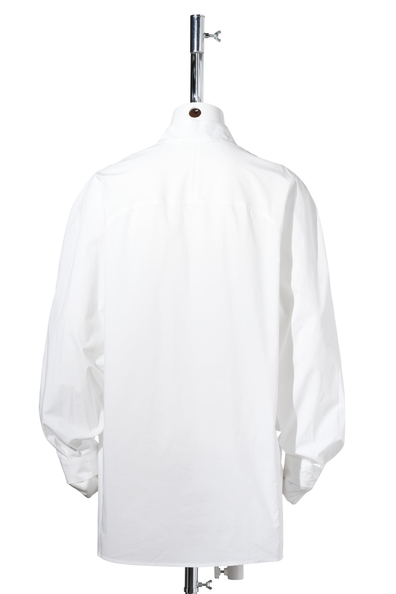 HALF NECK TUNIC SHIRT / WHITE