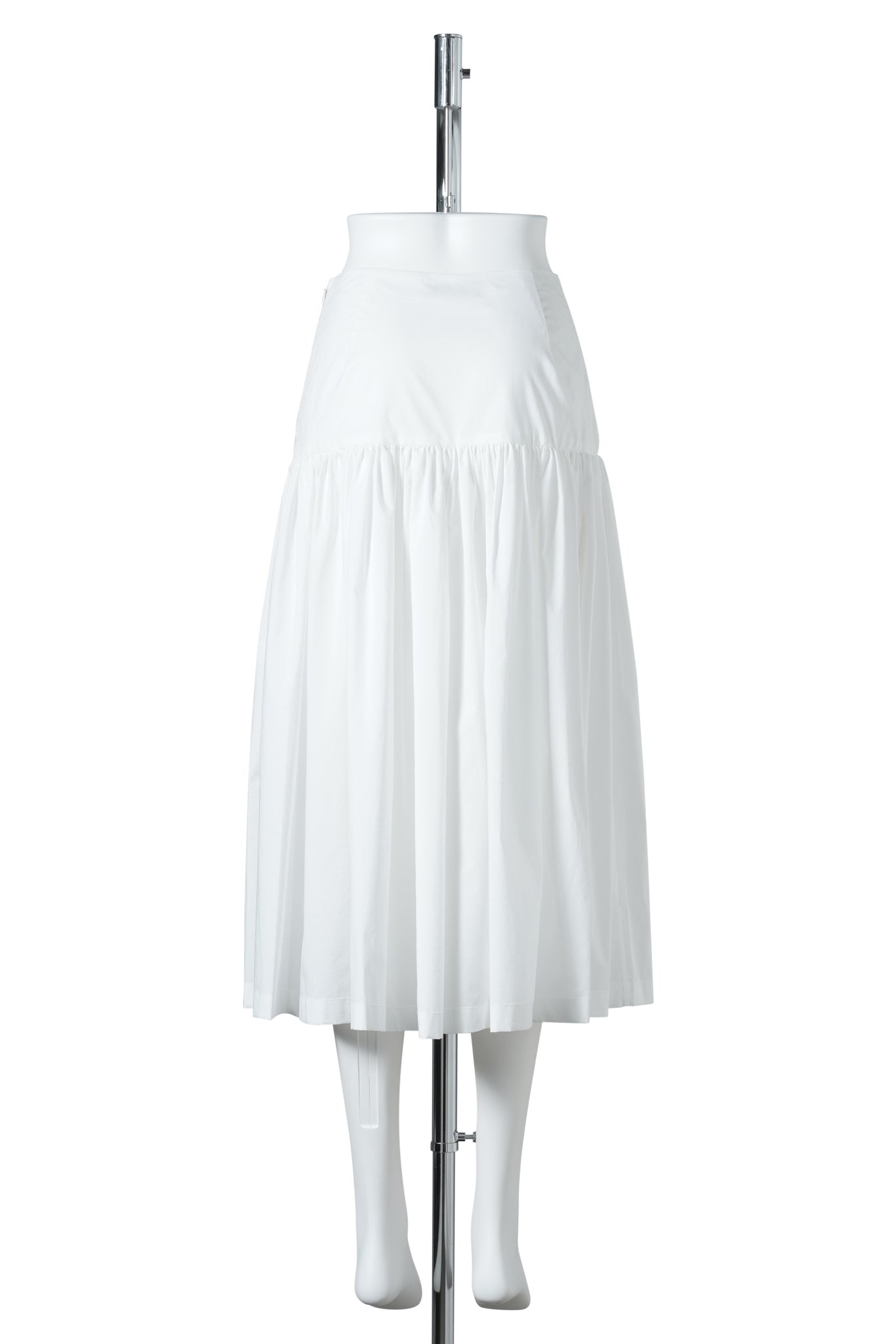 SHIRRING CULOTTE PANTS / WHITE