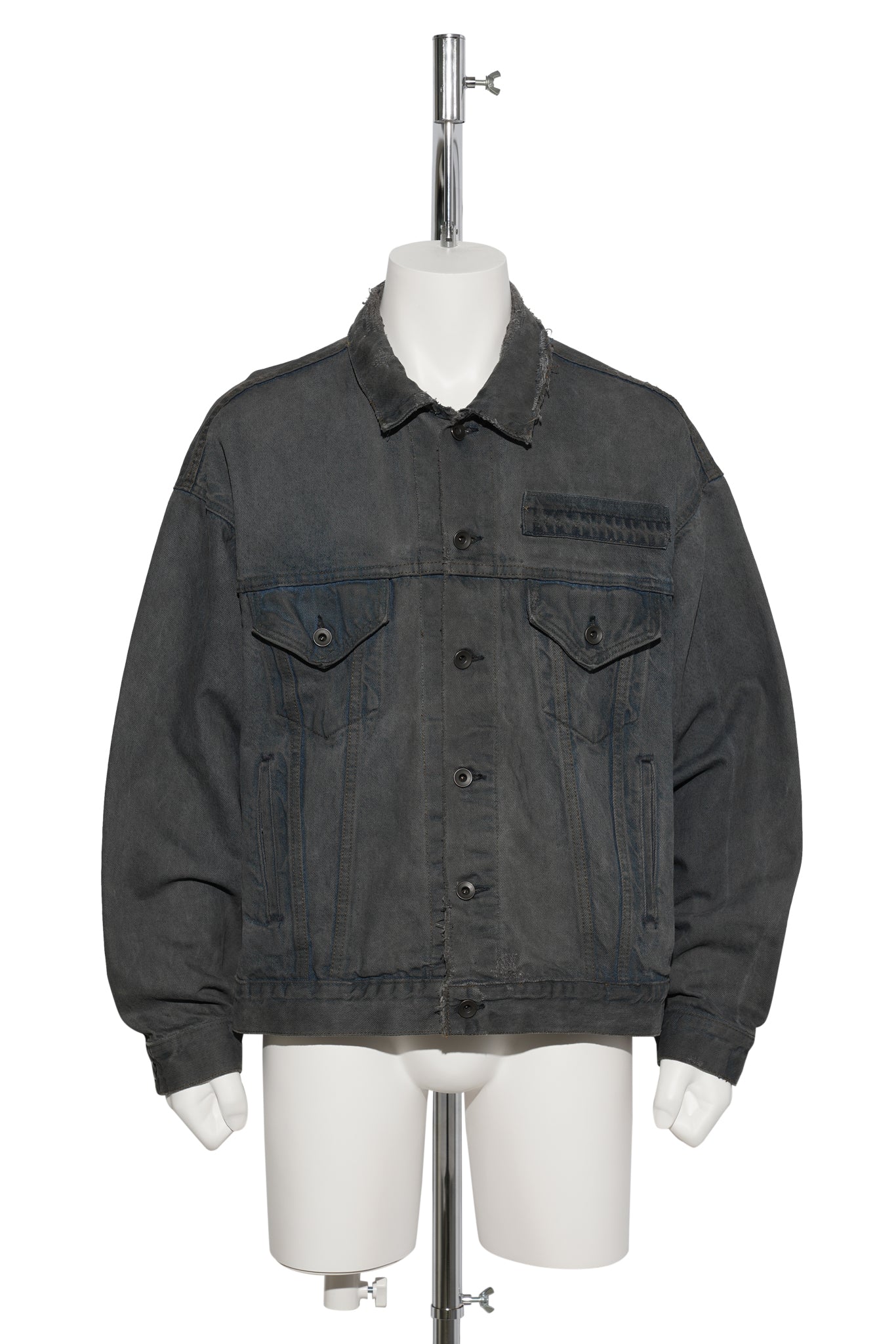 RESTORE DENIM JACKET / GREY OIL