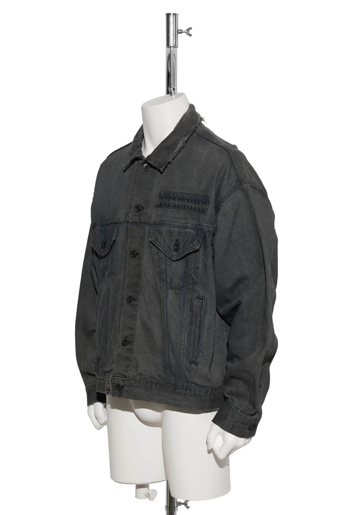 RESTORE DENIM JACKET / GREY OIL