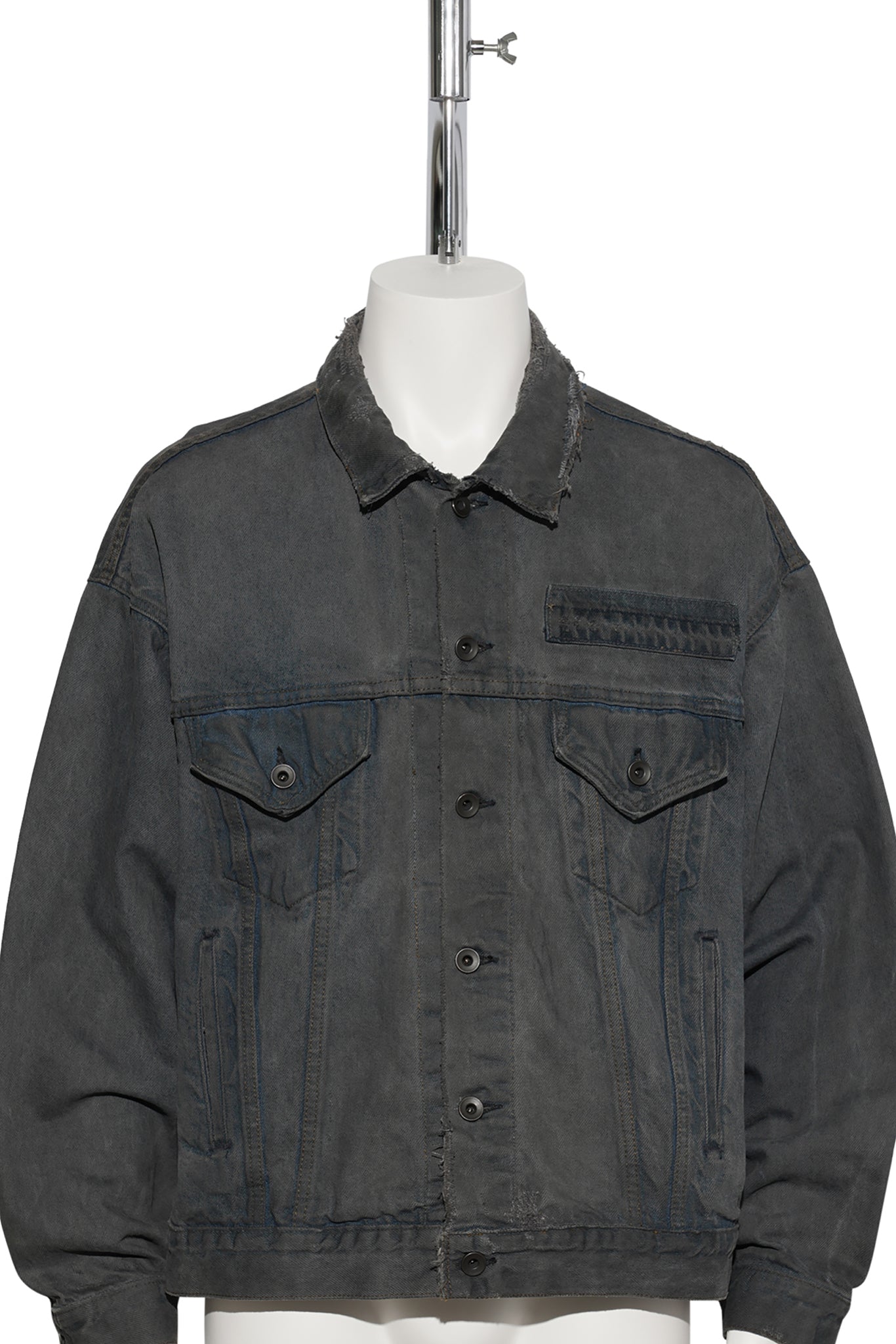 RESTORE DENIM JACKET / GREY OIL