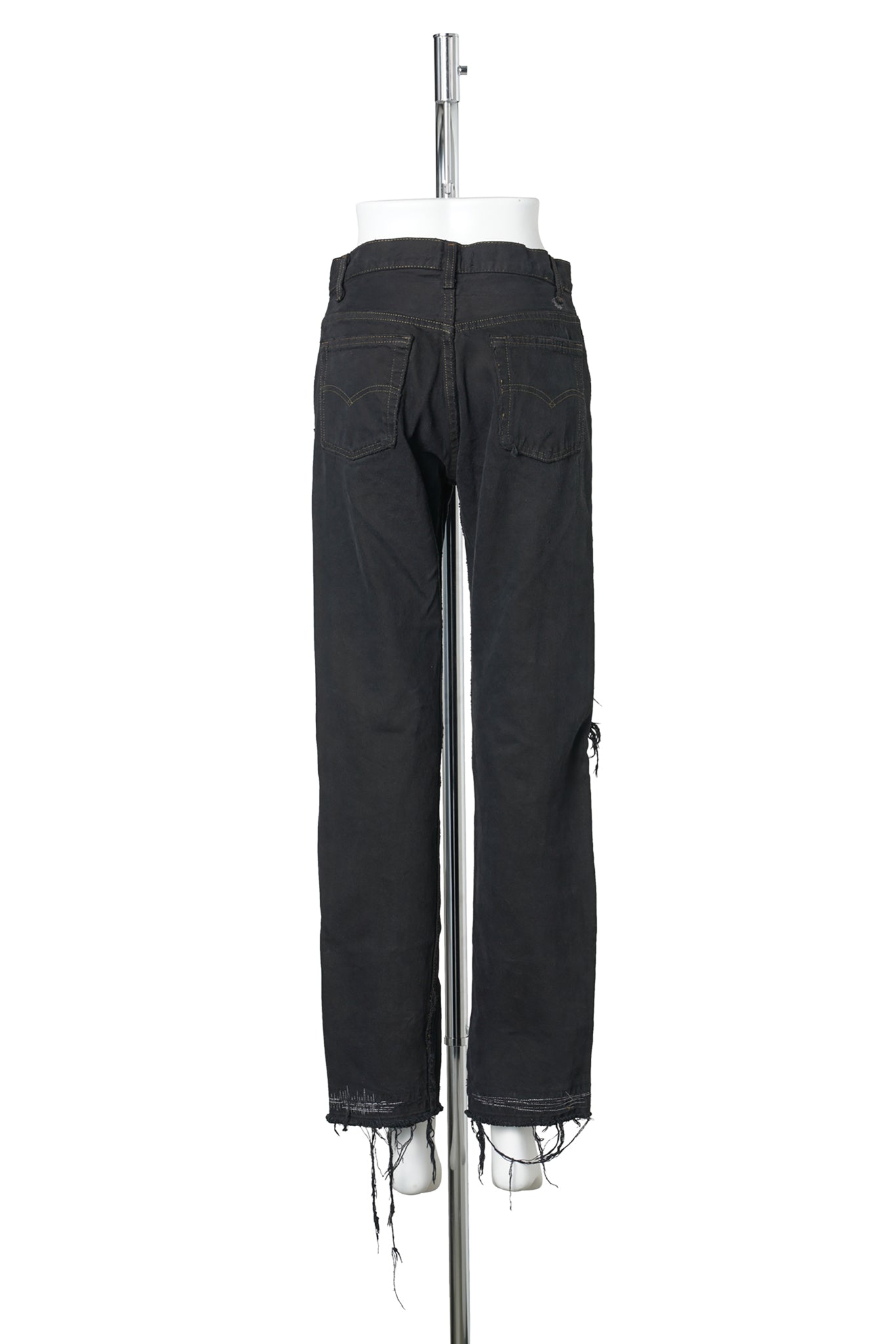 VINTAGE REPAIR DENIM BLACK OVERDYE / BLACK