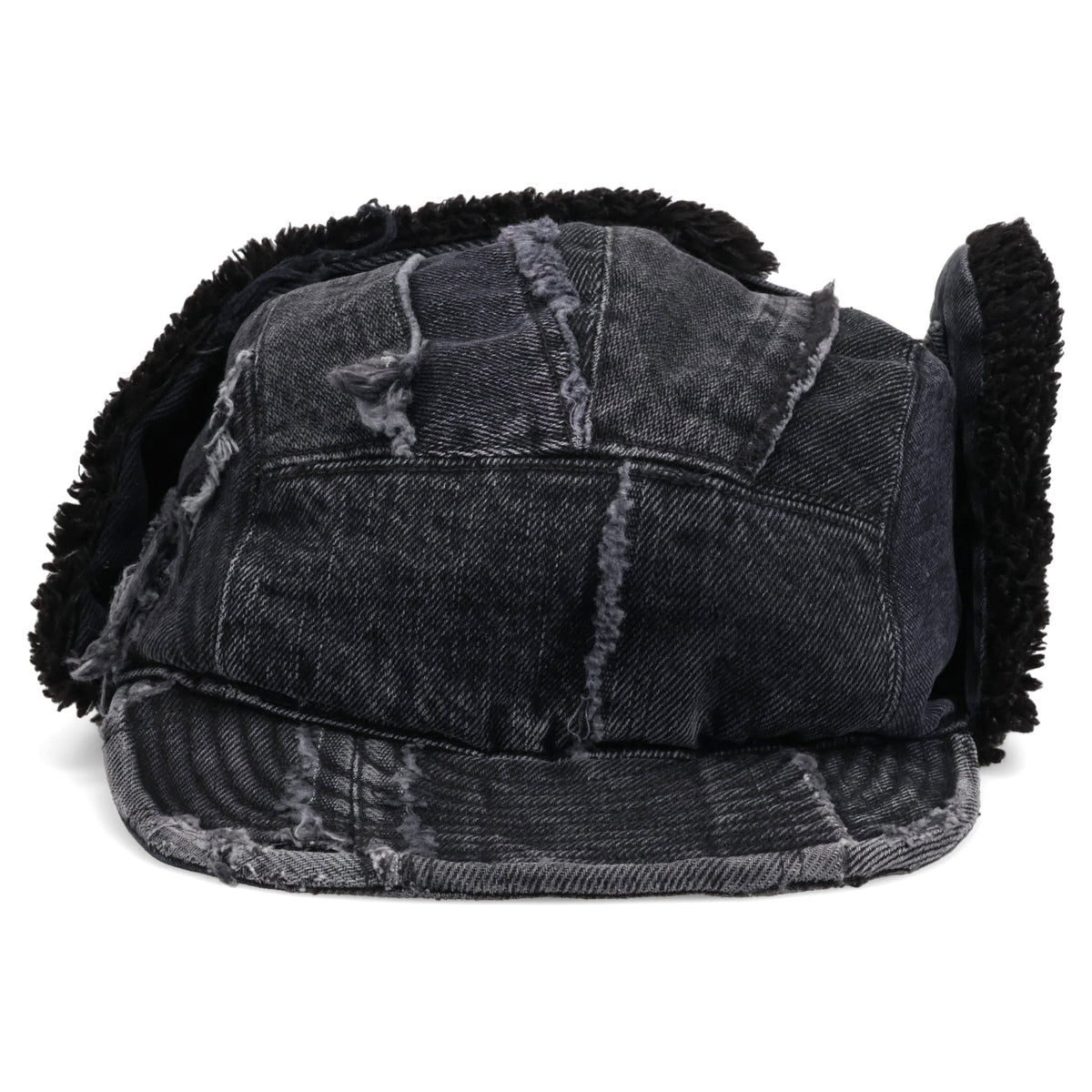 SCRAP BOMBER HAT / BLACK