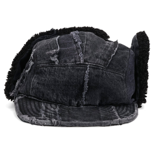 SCRAP BOMBER HAT / BLACK