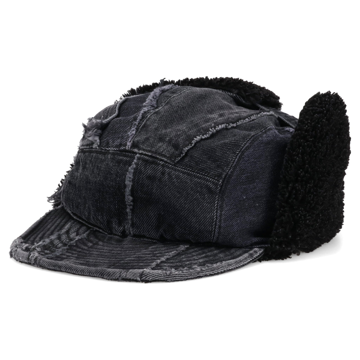 SCRAP BOMBER HAT / BLACK
