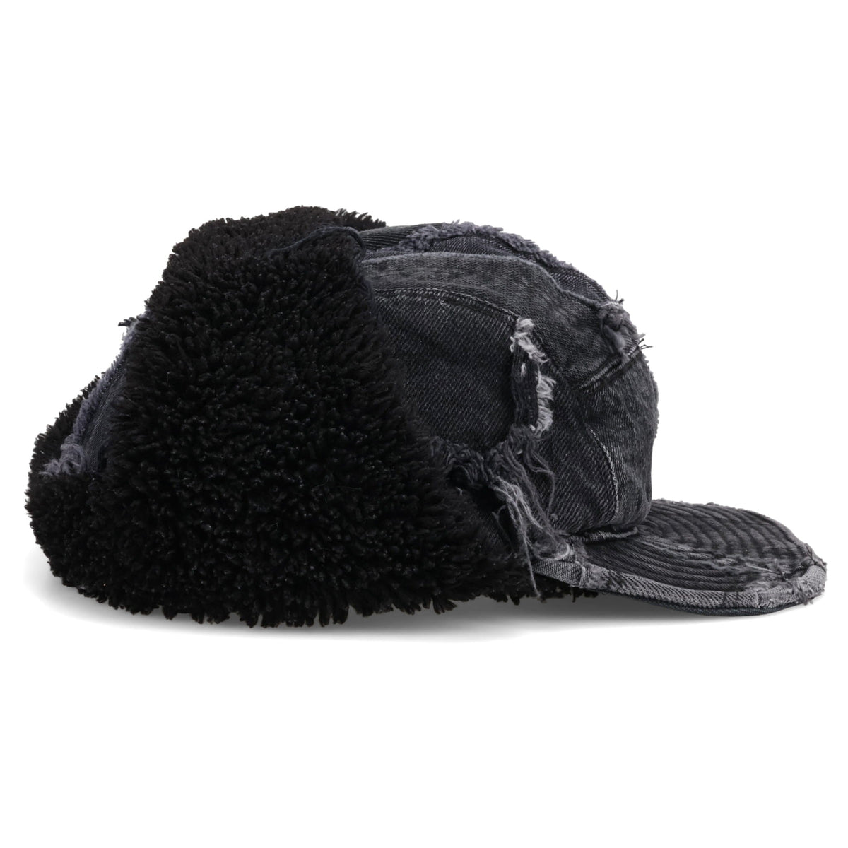 SCRAP BOMBER HAT / BLACK