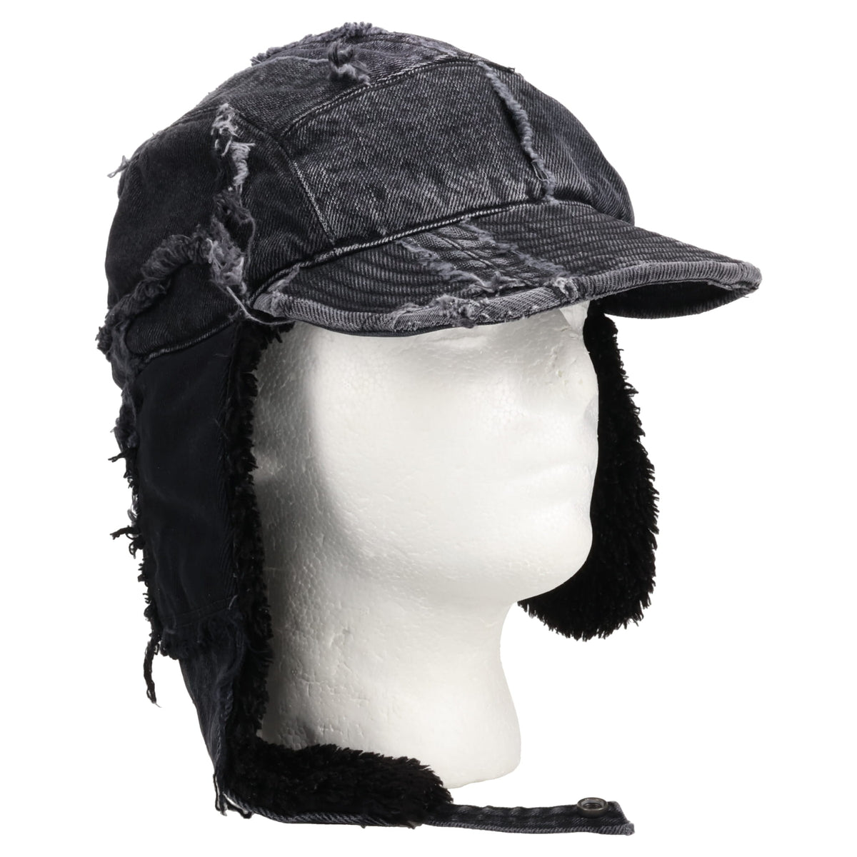 SCRAP BOMBER HAT / BLACK