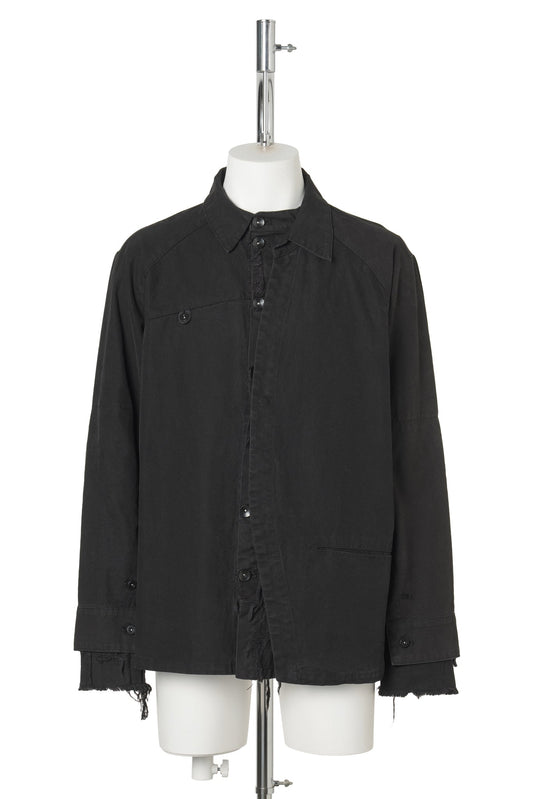 REGIONAL SCRAP / OVERLAY JACKET / BLACK
