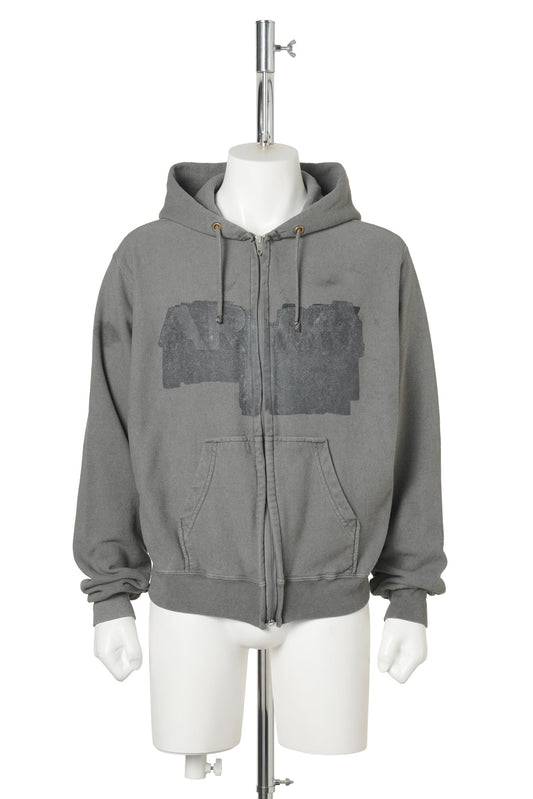BUFFING / ARMY ZIP UP / CHARCOAL