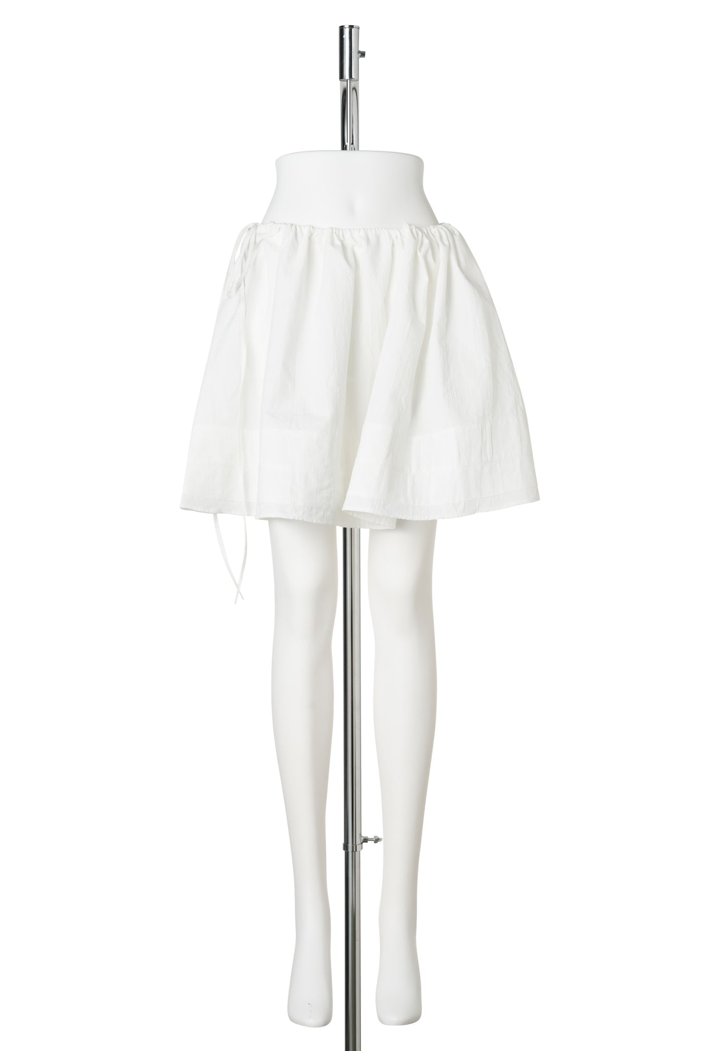 GATHERED SKIRT / WHITE