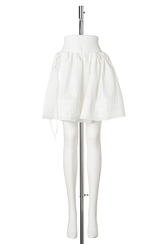 GATHERED SKIRT / WHITE