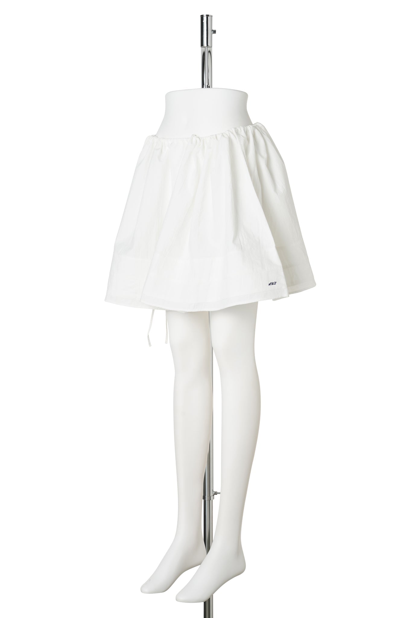 GATHERED SKIRT / WHITE