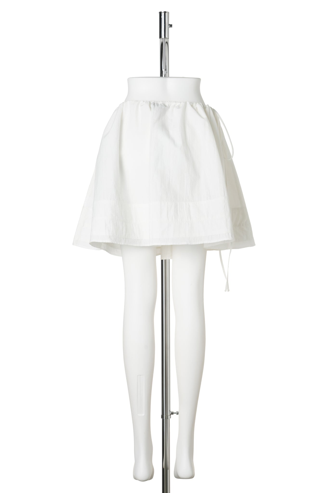 GATHERED SKIRT / WHITE