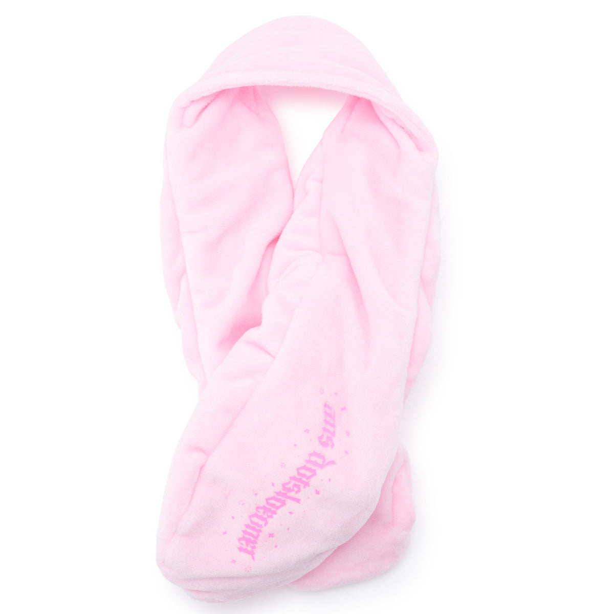 ROOM SHOES SCARF / BABY PINK