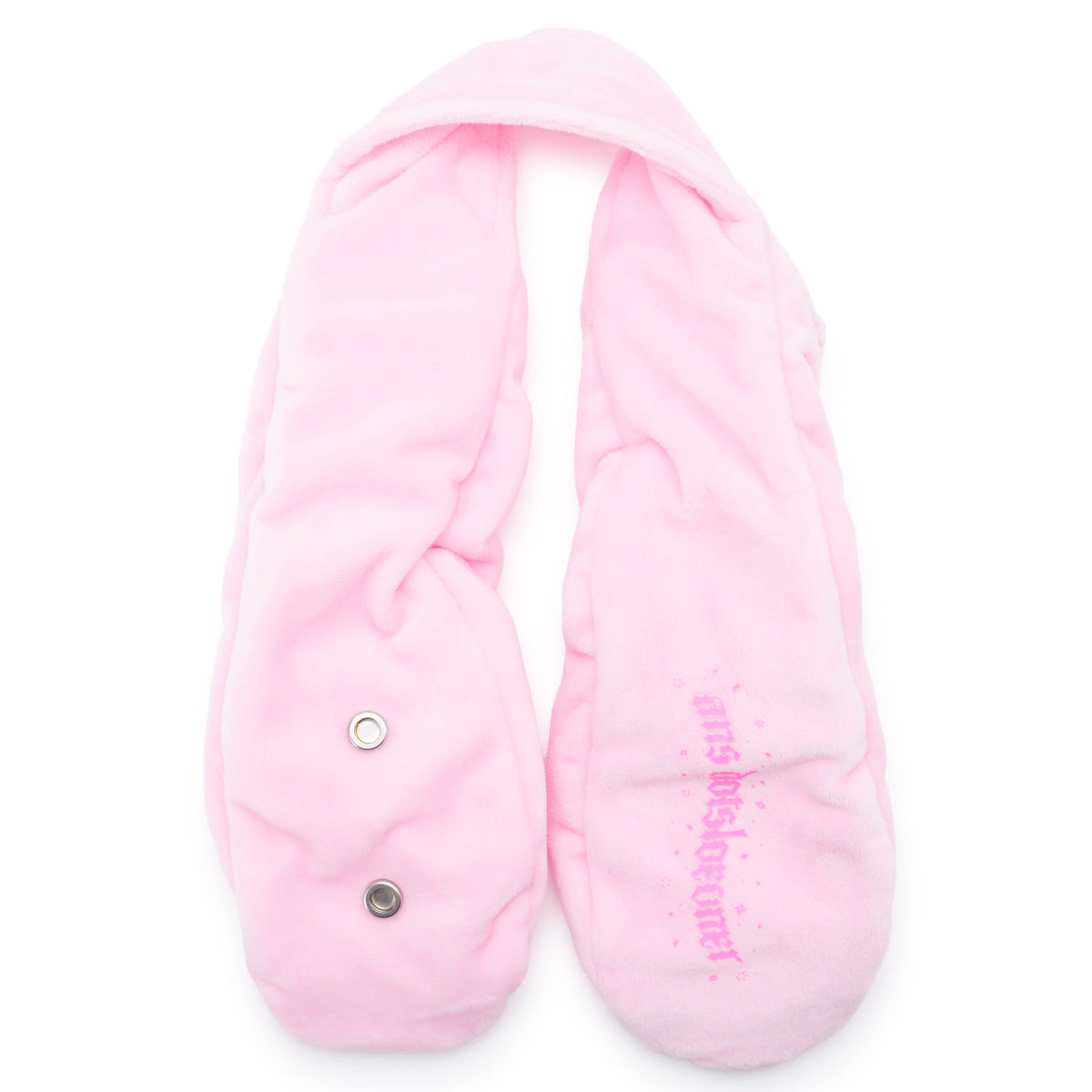 ROOM SHOES SCARF / BABY PINK