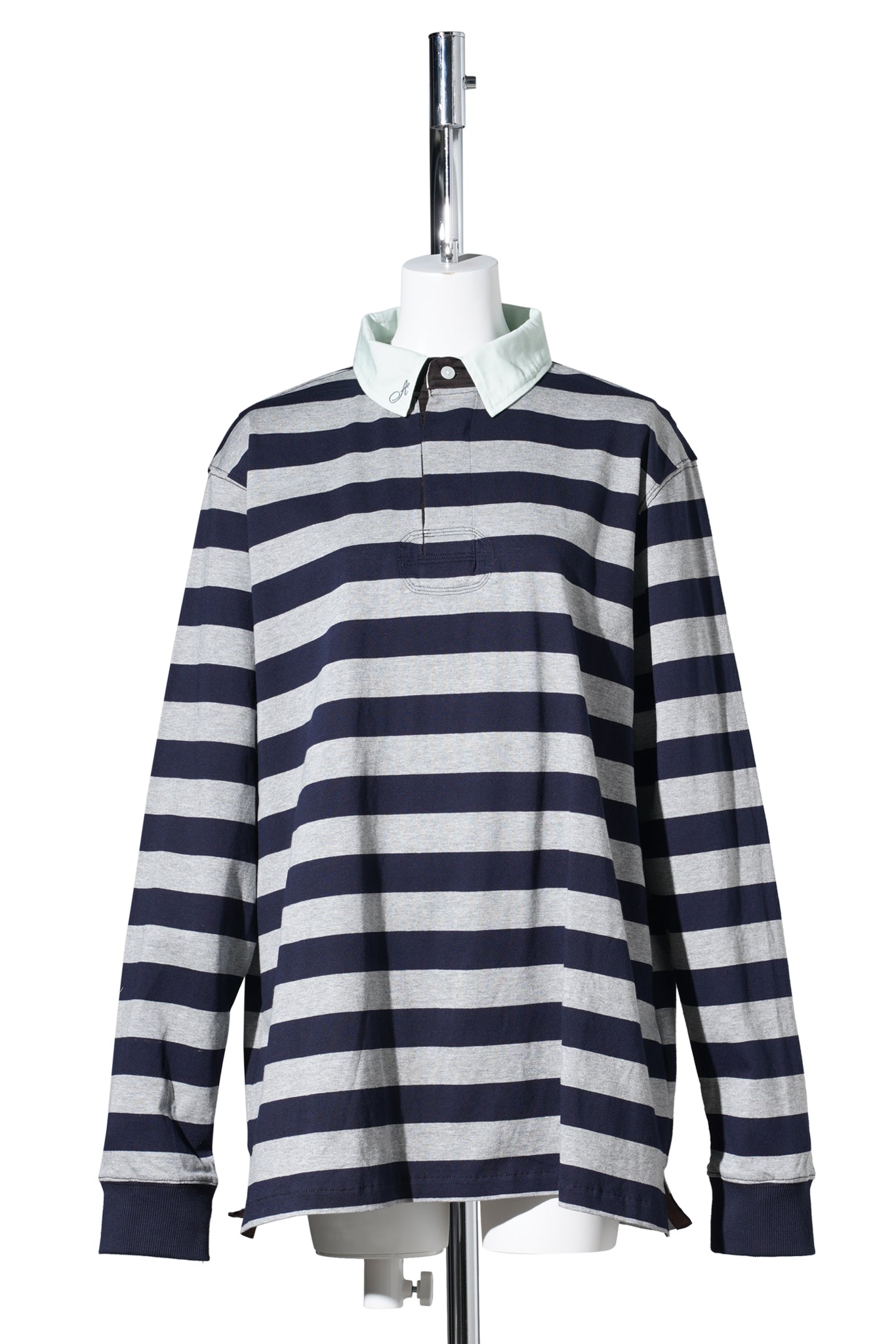 RUGGER SHIRT / NAVY GRAY