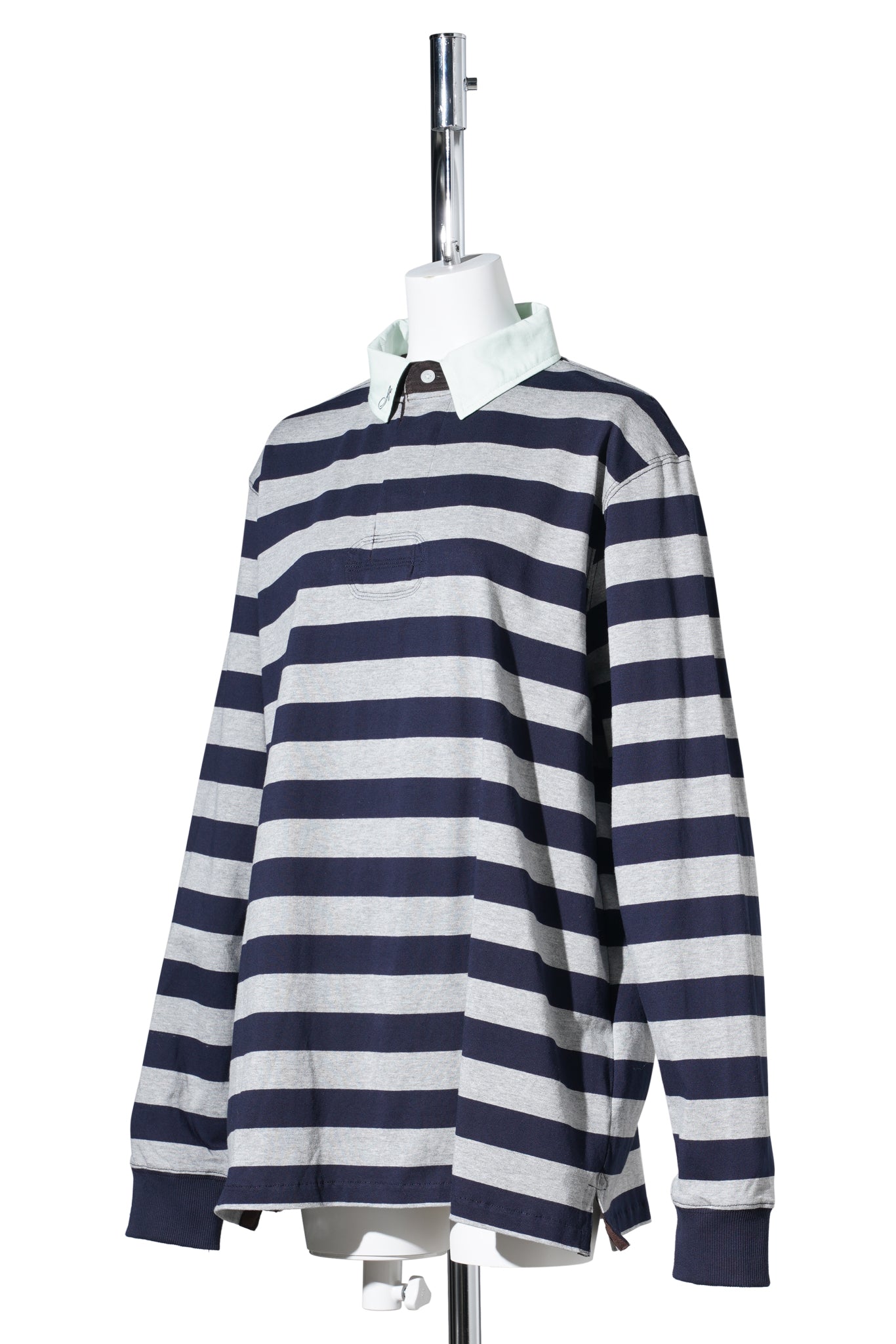 RUGGER SHIRT / NAVY GRAY