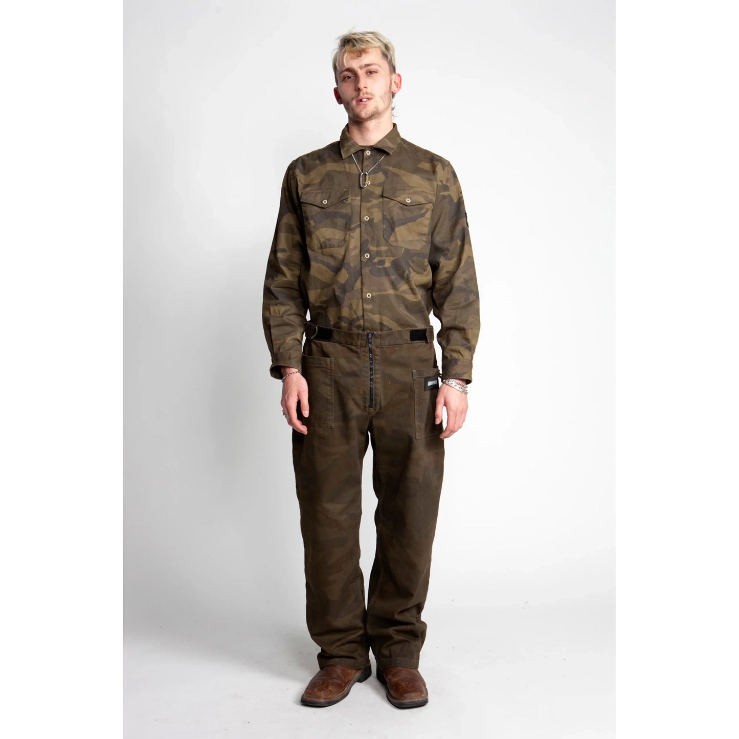 CAMO WALKING TROUSER / DARK OLIVE