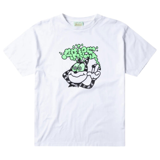 STONED CAT SS TEE / WHITE