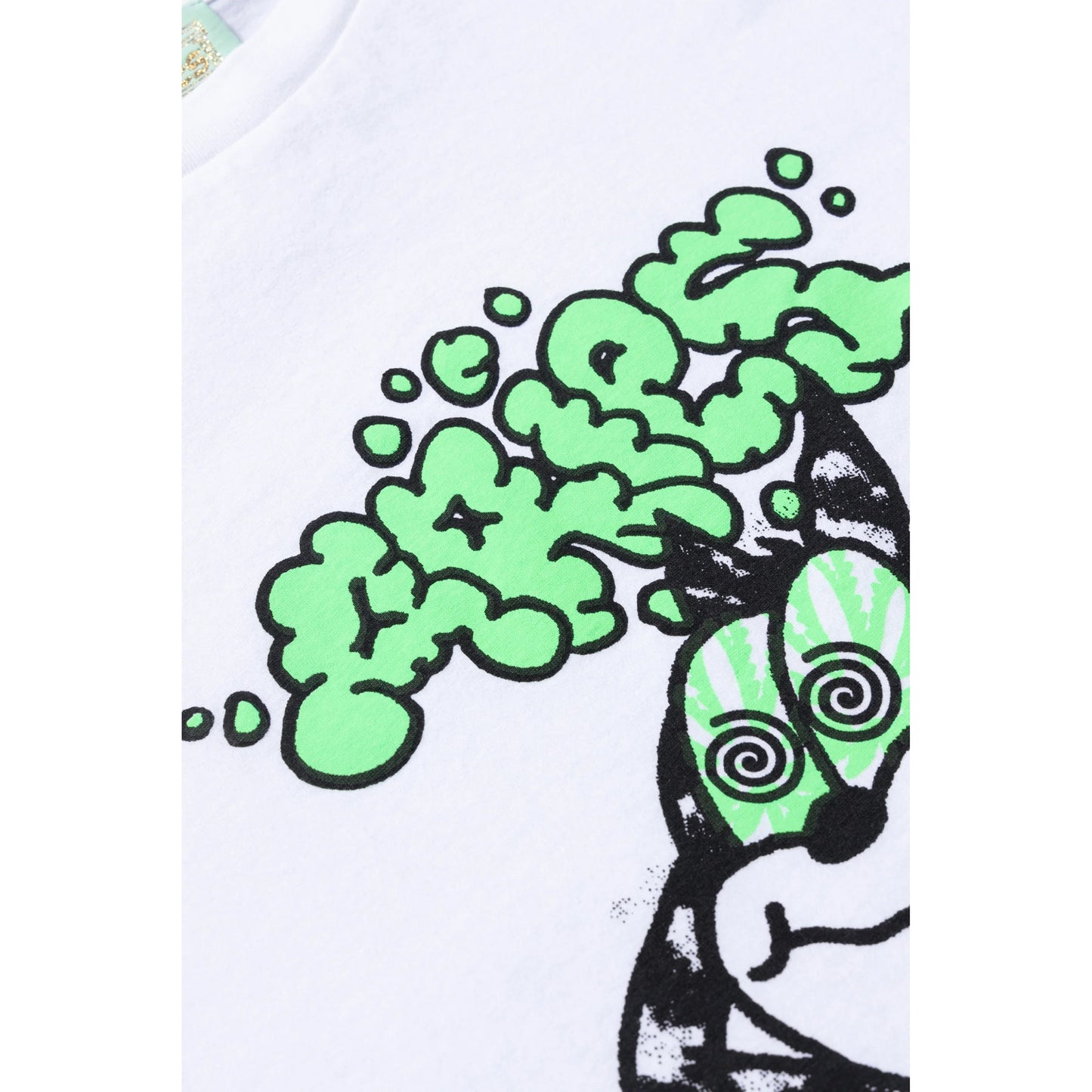 STONED CAT SS TEE / WHITE